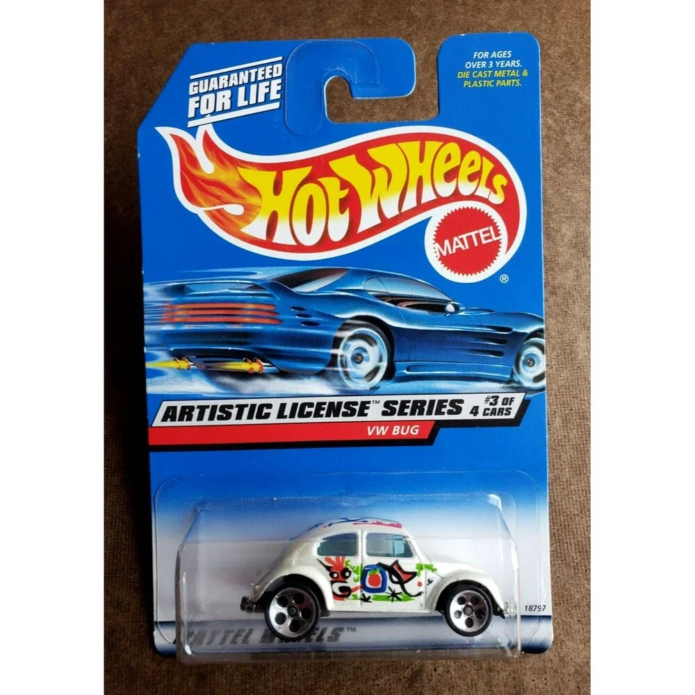 1998 Hot Wheels ARTISTIC LICENSE SERIES Complete 4 Car Set #729-731 W/ PROTECTOR
